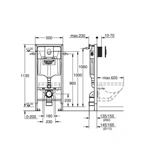 Система инсталляции для унитаза 3 в 1 Grohe Rapid SL 38721001 №2