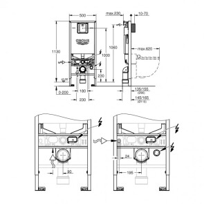 Система инсталляции для унитаза 3 в 1 Grohe Rapid SLX 39598000 №2