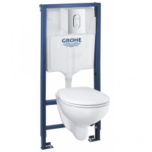 Комплект инсталляции с унитазом 5 в 1 Grohe Solido Bau Ceramic Bundle 39418000