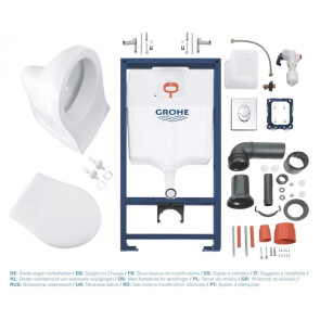 Комплект инсталляции с унитазом 4 в 1 Grohe Solido Ceramic Bundle 39192000 №3