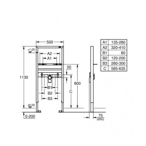 Інсталяція для раковини GROHE RAPID SL 38554001 №2