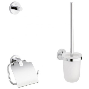 Набір аксесуарів 3 в 1 Grohe Essentials New 40407001 №1