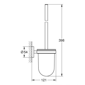 Набір аксесуарів 3 в 1 Grohe Essentials New 40407001 №3