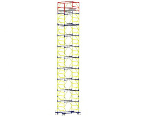 Вишка-тура VIRASTAR «ОПТИМА» 9+1, настил 1,2x2,0 м №1