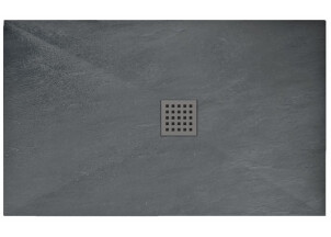 Душовий Піддон REA ROCK 80x120x3,5 Сірий REA-K4583 №1