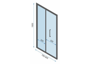 Душова Кабіна Rapid Fold 80x100 KPL-6418-6423 №4