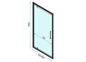 Душевая Кабина Rapid Swing 80x80 KPL-K6408-K6421 №7