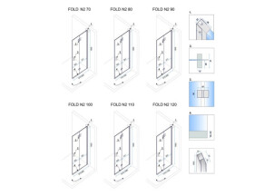 Душова Кабіна REA Fold N2 KPL-K7442-K7437 №7