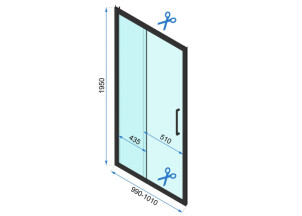 Душова Кабіна REA Rapid Slide 100x100 KPL-6400-6423 №5