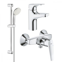 Комплект змішувачів для ванної кімнати Grohe Bau Flow UA121630S