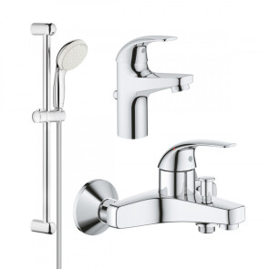 Комплект смесителей для ванной комнаты Grohe BauCurve UA122217S0 №1