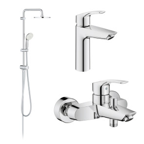 Комплект змішувачів для ванної кімнати Grohe Eurosmart New UA123246R0 №1