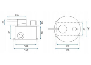 Душовий Гарнітур Прихованого Монтажу Rea Lungo Білий + BOX REA-P6611 №9