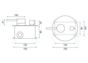 Душевой гарнитур скрытого монтажа Rea Lungo Розовое Золото + BOX REA-B6930 №6