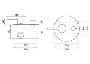 Душевой Гарнитур REA Lungo Золото Мат + BOX REA-P4160 №9