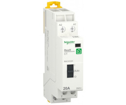 Контактор 1P+N 20A 2NO ~230В/50Гц, Resi9 Schneider Electric R9C20220