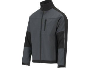 Куртка робоча softshell yato розмір xxxl, чорно-темно-сіра, 3 кишені, 96% поліестер і 4% спандекс №1