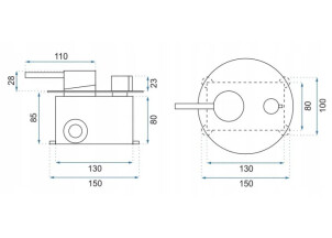 Душовий Гарнітур Прихованого Монтажу Rea Lungo Золото Мат + BOX REA-P6609 №8