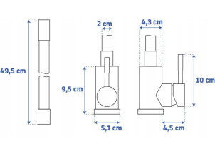 Змішувач Кухонний REA Clever REA-B5698 №5