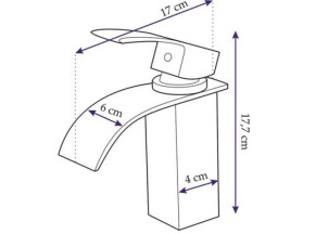 Смеситель для Умывальника REA Falcon 18 BAT-00146 №5