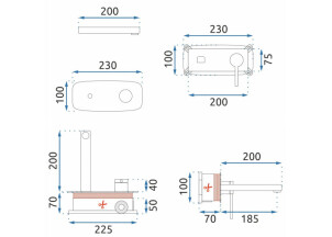 Смеситель Скрытого Монтажа OVAL Хром REA-B5124 №7