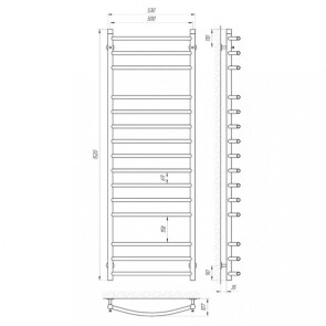 Полотенцесушитель Laris Классик П15 500 x 1500 №2