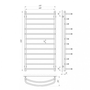 Полотенцесушитель Laris Евромикс П12 600 x 1200 №5