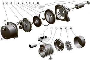 Насос центробіжний Optima JET 80S 0.8кВт нержавійка (000005984) №6