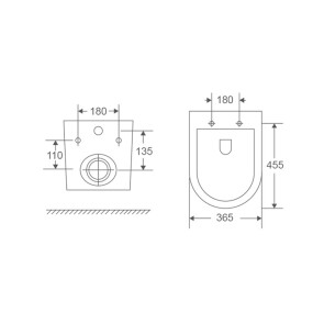 Унітаз підвісний Mixxus Premium Ellipse-0303-R 520x365x360mm, система змиву Rimless (MP6463) №3