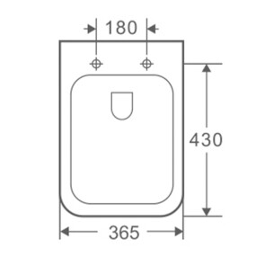 Подвесной унитаз Mixxus Premium Quadro-0302-R Black 530x360x365mm, система смыва RIMLESS (MP6455) №3