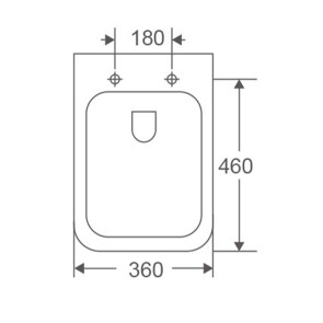 Унітаз підвісний Mixxus Premium Quadro-0302-R 530x360x365mm, система змиву Rimless (MP6454) №3