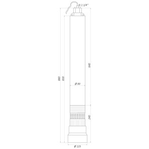 Насос колодцевый OPTIMA OP 5.1-10 1.1кВт (000018992) №6