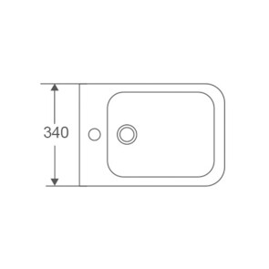 Біде підвісне Mixxus Premium Quadro-0501 485x345x325mm (MP6459) №3