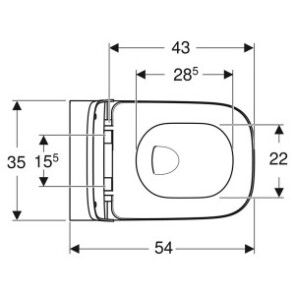 Инсталляционная система Duofix 458.103.00.1+чаша унитаза Smyle Square Rimfree с сиденьем 500.683.00.2 №4