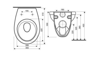 Комплект 5в1: Інсталяція Grohe Rapid + Підвісний унітаз idol з мікроліфтом + клавіша хром №2