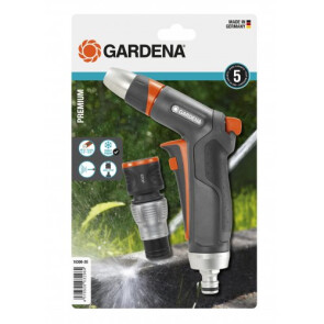 Пистолет для полива +коннектор Gardena Premium 2в1 (18306-20.000.00) №1