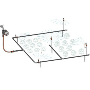 Комплект для поливу Gardena Micro-Drip-System клумб та грядок площею до 60 м2 (13450-20.000.00) №2