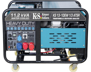 Дизельний генератор Konner&Sohnen KS 13-1DEW 1/3 ATSR (рідинне охолодження) №1