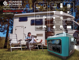 Портативная электростанция Konner&Sohnen KS 2200PS-FC №5