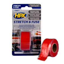 Самовулканізуюча стрічка Stretch&Fuse 25мм х 3м червона