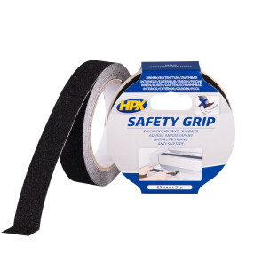 Лента безопасности SAFETY GRIP 25мм х 5м черная №1