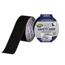 Стрічка безпеки SAFETY GRIP 50мм х 5м чорна