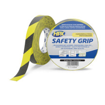 Стрічка безпеки SAFETY GRIP 25мм х 18м чорно-жовта