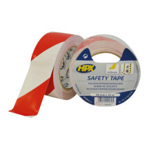 Стрічка для маркування Safety Tape HPX 50мм х 33м біло-червона