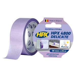 Малярська стрічка HPX 4800 Delicate 38мм х 25м пурпурний №1