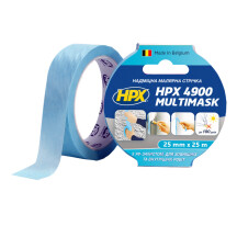 Малярська стрічка HPX 4900 Multimask 25мм х 25м блакитний