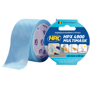 Малярська стрічка HPX 4900 Multimask 50мм х 50м блакитний №1