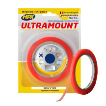 Двостороння стрічка ULTRA MOUNT 6мм x 10м прозора