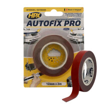 Двостороння стрічка AUTOFIX PRO 12мм x 2м сіра