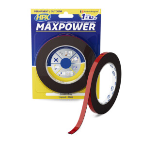 Двухсторонняя лента MAXPOWER OUTDOOR 9мм х 5м черная №1